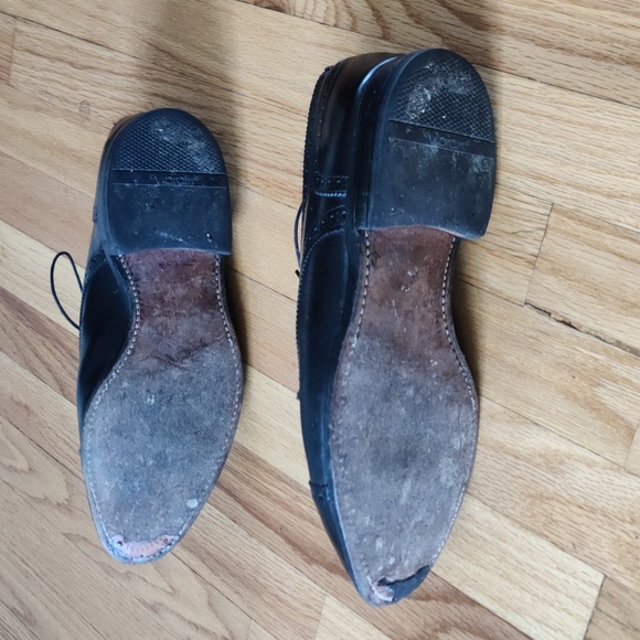 Allen Edmonds Black Leather Oxfords